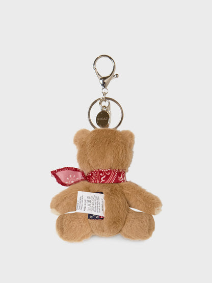 韓國 WhoAU Fluffy Bear Mini Bag Charm【WA298】