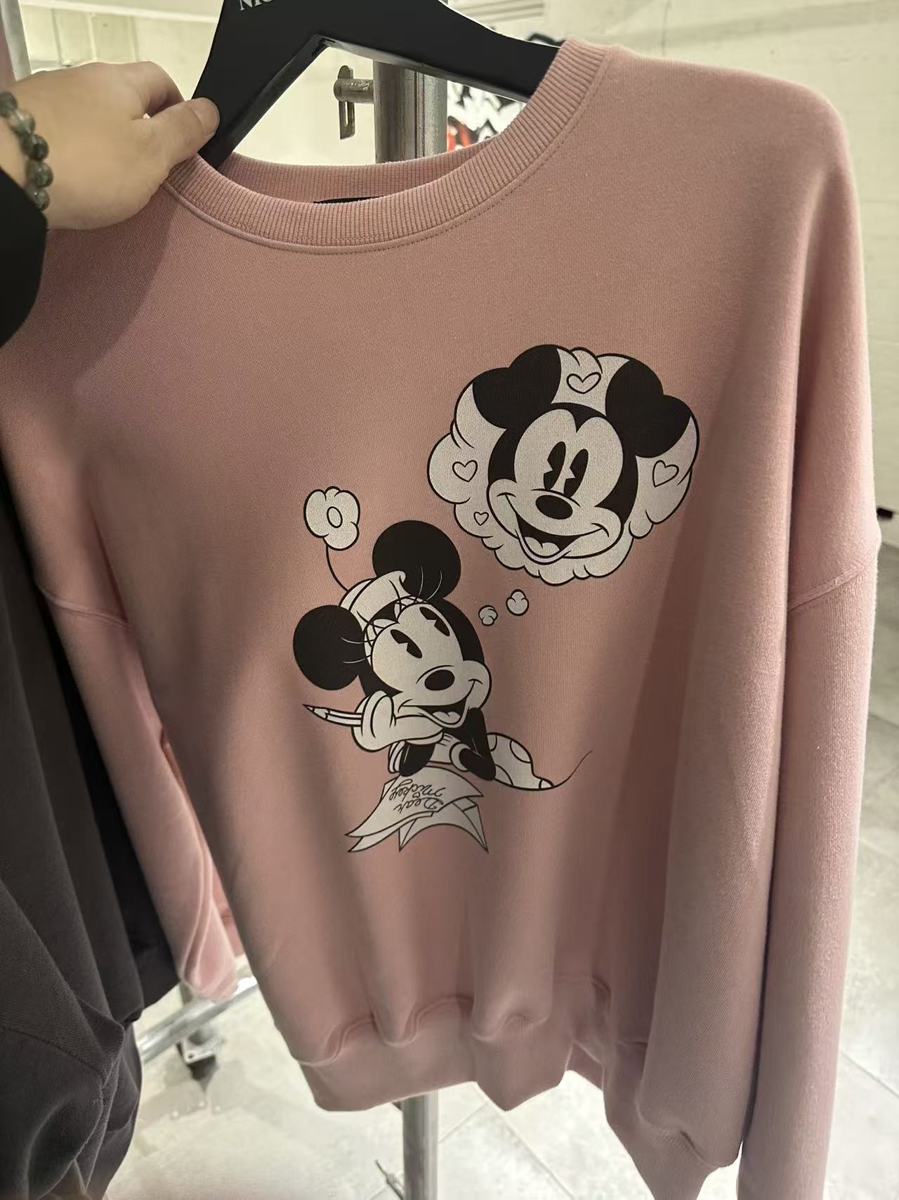 韓國 Nick Nicole Love Logo Disney Minnie Mouse Sweatshirt【NK081】