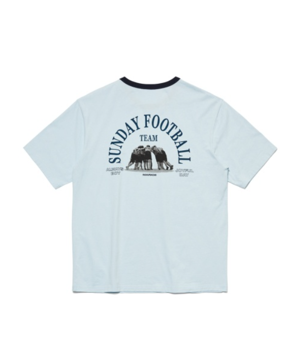 韓國 Markm Football Print T-Shirt【MA195】