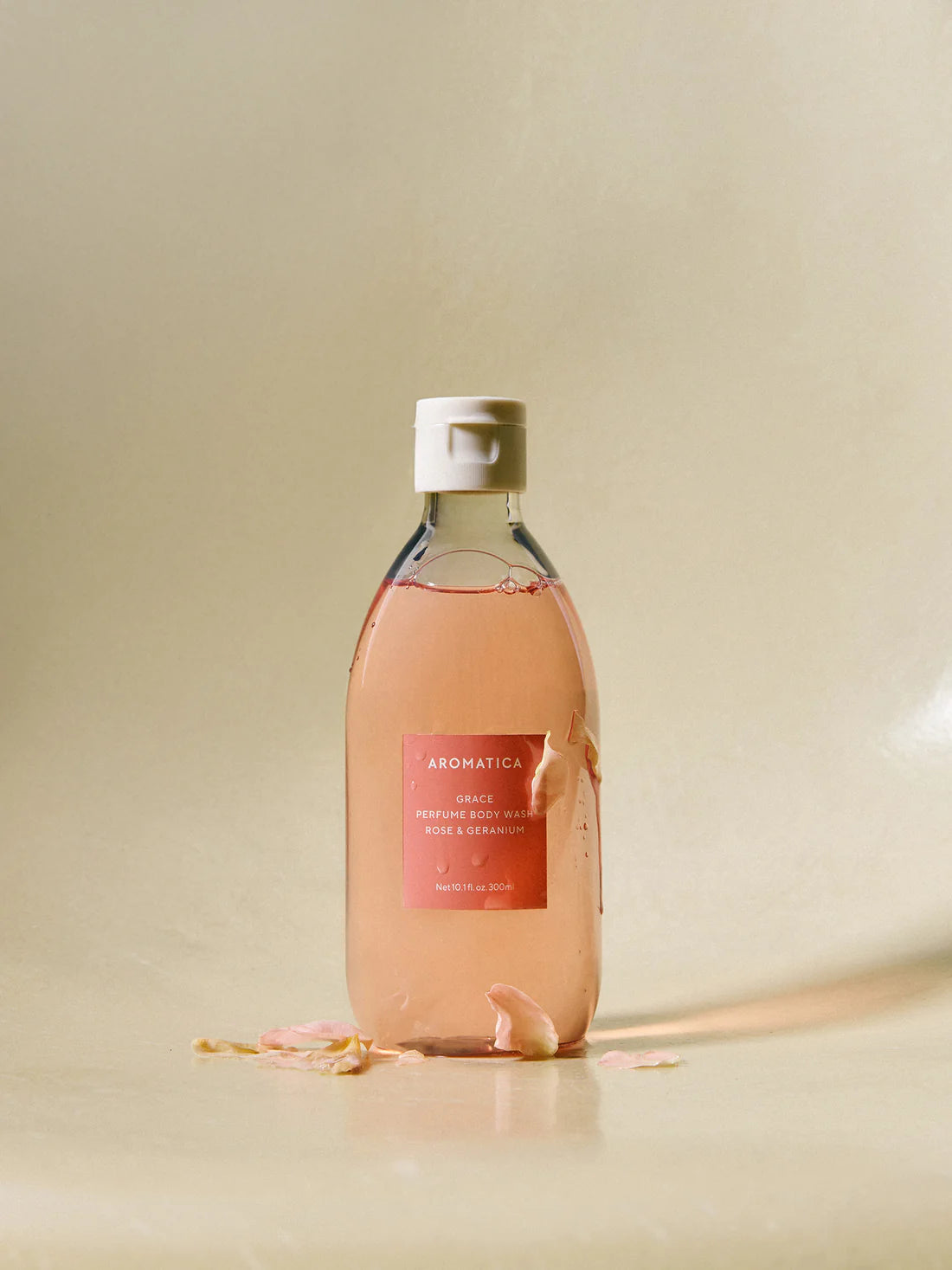 Aromatica 優雅香水沐浴露 玫瑰和天竺葵味 300ml【SM535】