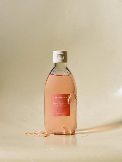 Aromatica 優雅香水沐浴露 玫瑰和天竺葵味 300ml【SM535】