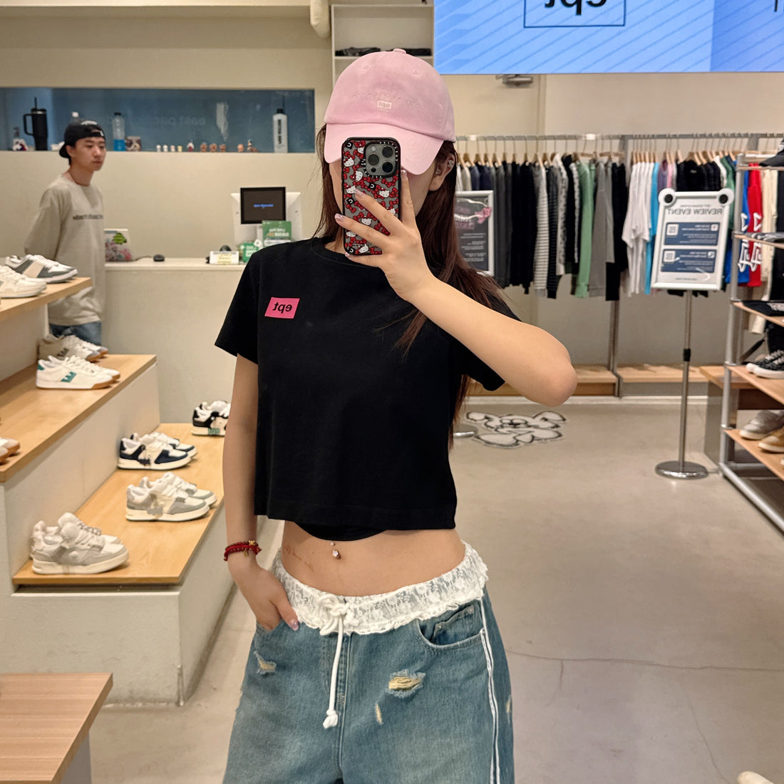 韓國 EPT Box Crop T-shirts【EP037】