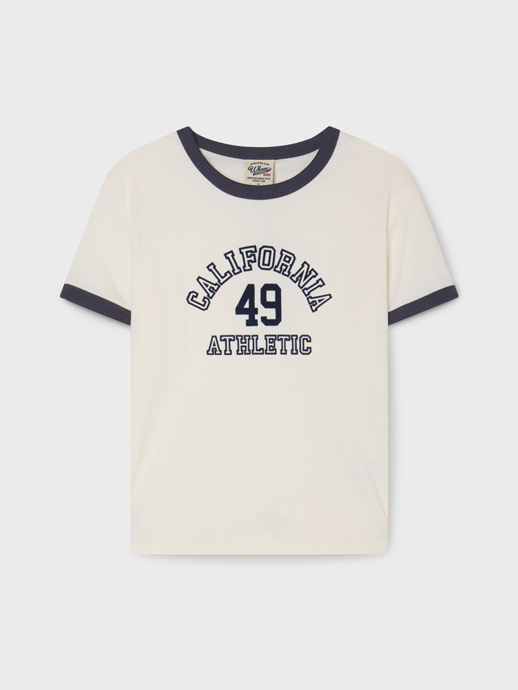 韓國 WhoAU Campus Ringer T-shirt【WA294】