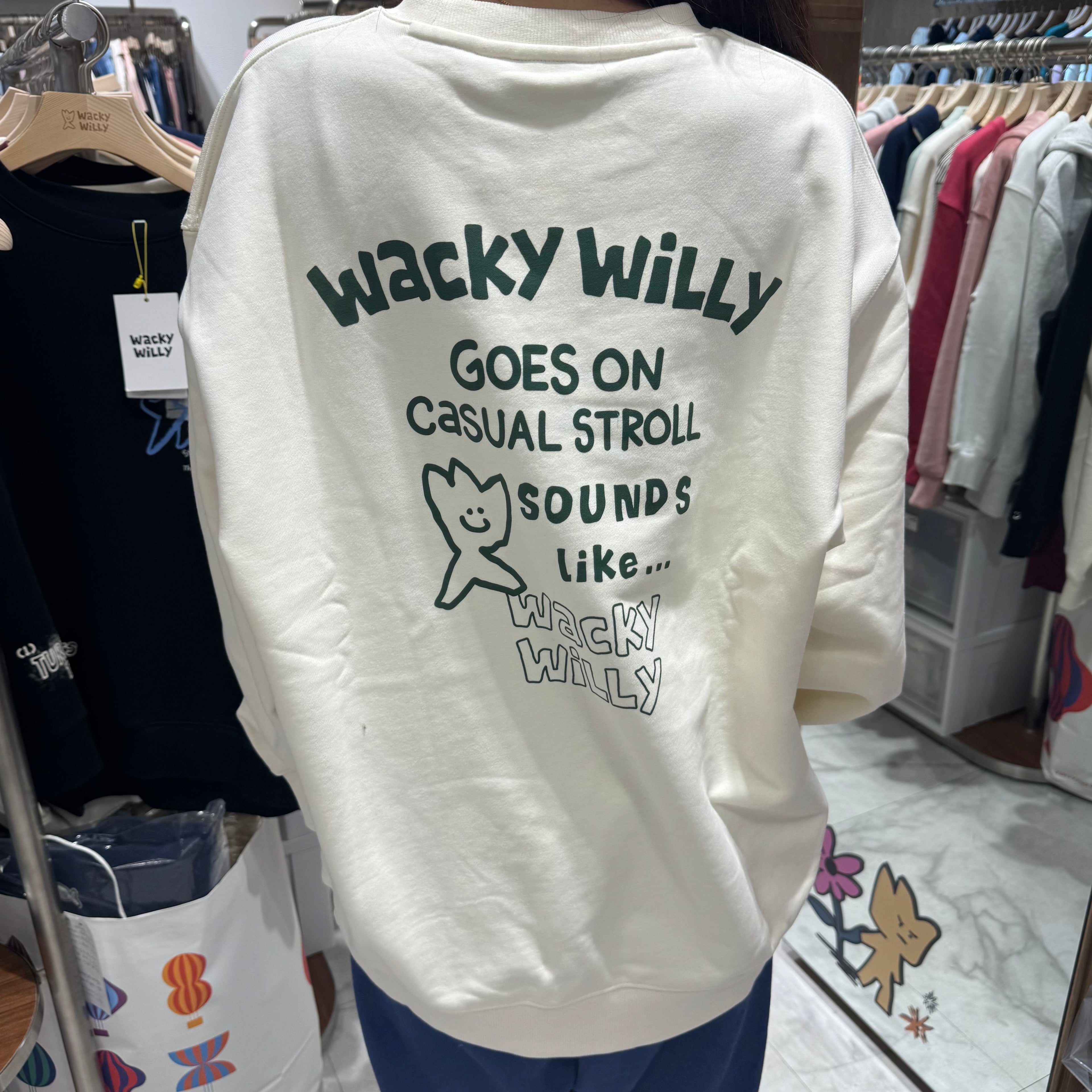 韓國 Wacky Willy Sign Logo Hoodie【WW043】 - STT Mall HK 靚太網購