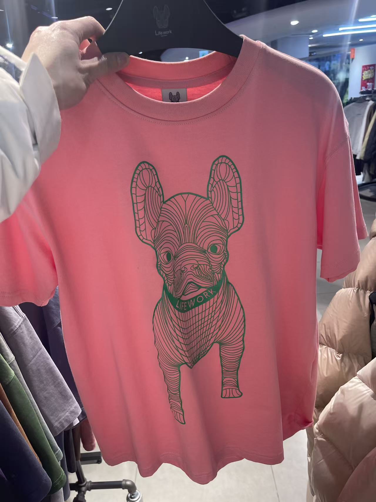 韓國 Lifework Big Radog short-sleeved T-Shirt【SC104】