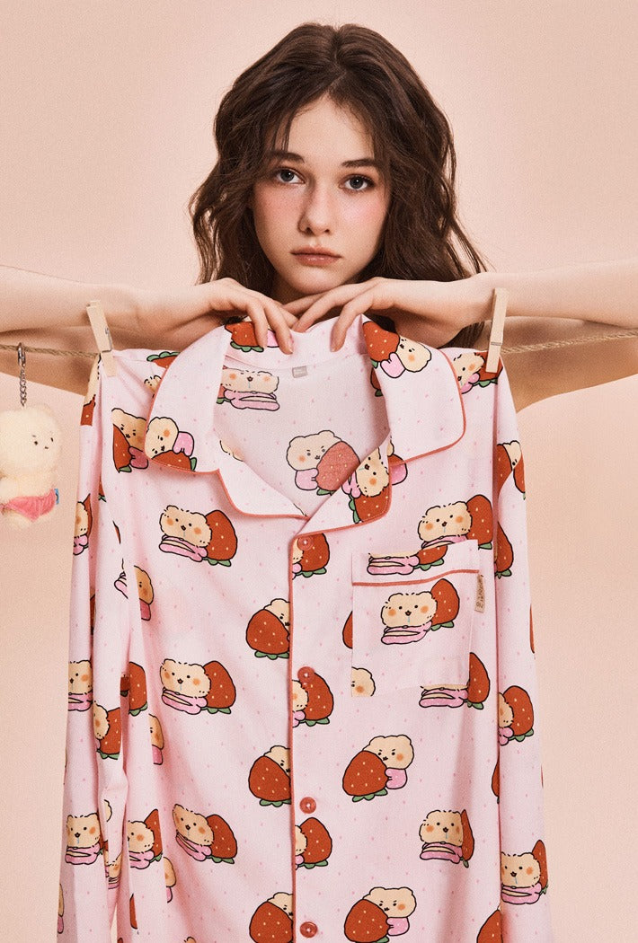 韓國 SPAO Mangomi Long Sleeve Pajamas【SP326】