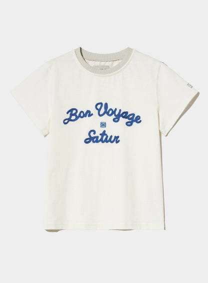 韓國 Satur (W) Satur Logo Voyage T-Shirt【SR008】