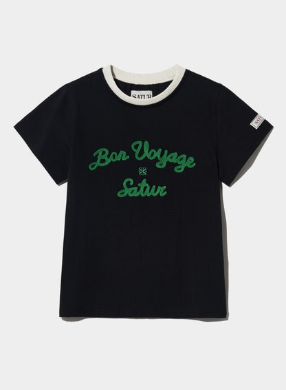 韓國 Satur (W) Satur Logo Voyage T-Shirt【SR008】