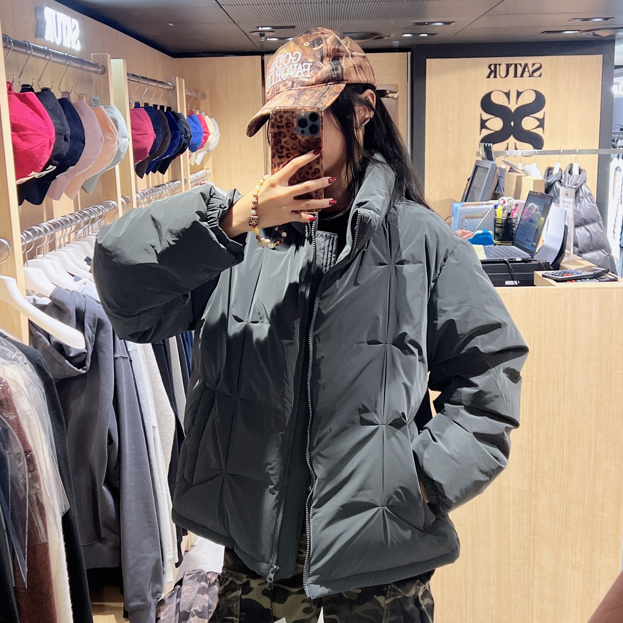 韓國 Satur Orta 2-Way Collar Duck Down (鴨絨)【SR190】