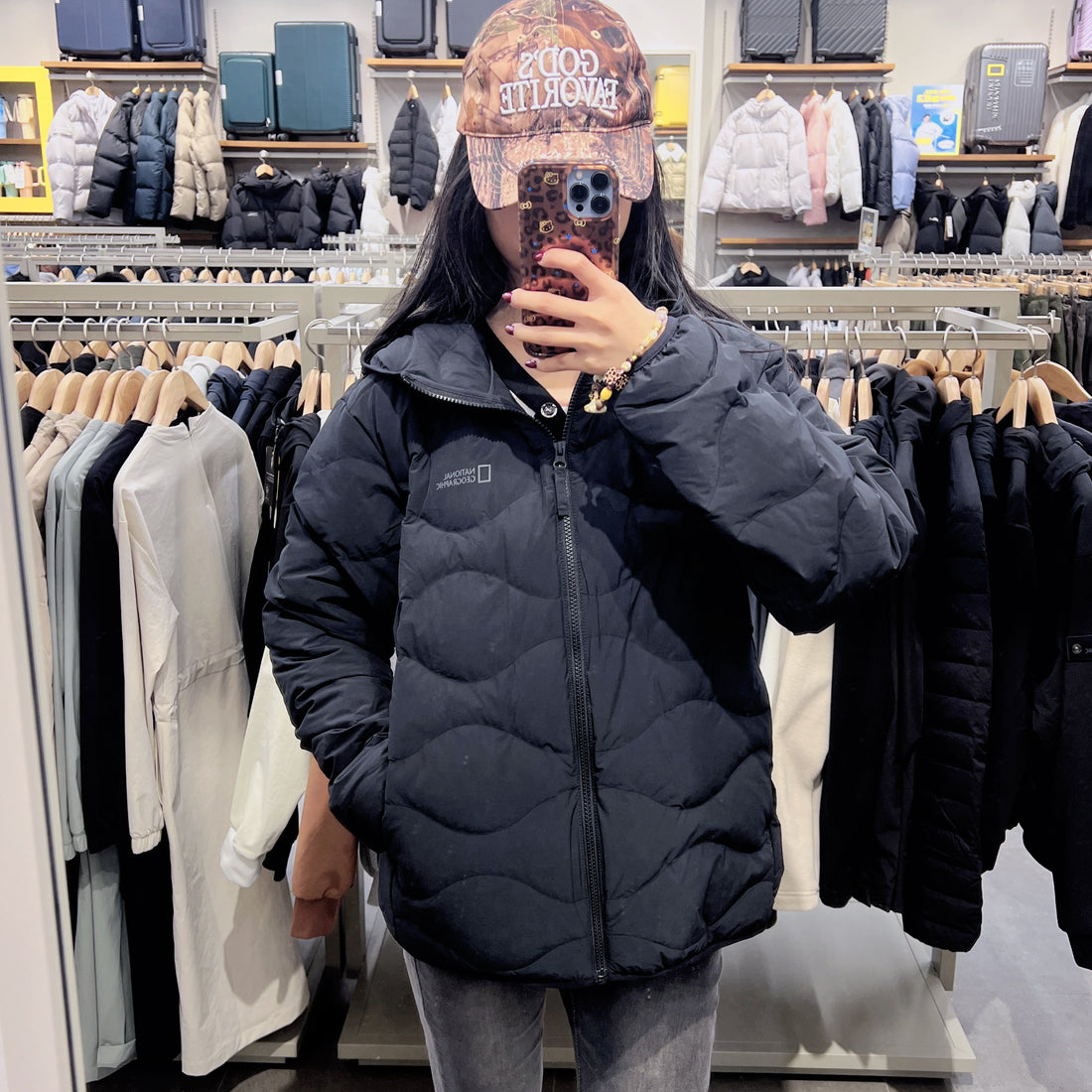 韓國 National Geographic Fowlie Hoodie Tube Duck Down Jumper (鴨絨)【NG210】