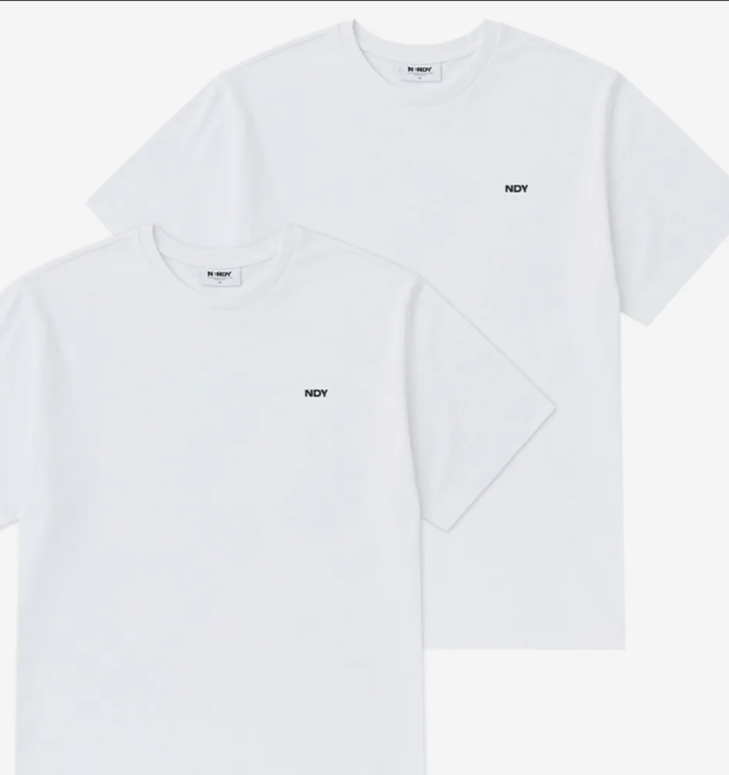 韓國 Nerdy Small Logo S/S T-Shirt 2Pack【NY024】