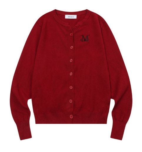 韓國 Mucent Marais 7 Button Crop Henry Neck Cardigan【MU183】
