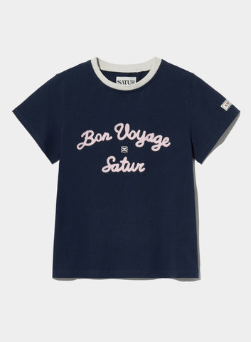 韓國 Satur (W) Satur Logo Voyage T-Shirt【SR008】
