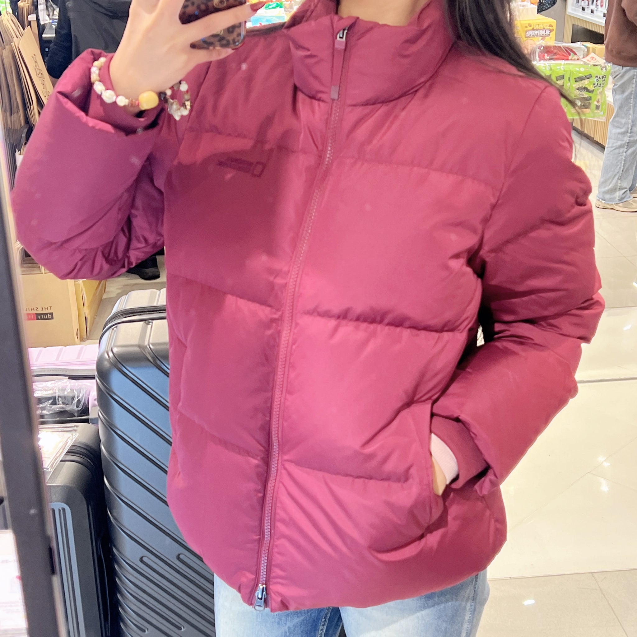 韓國 National Geographic Women's Rayman High-Neck Duck Down Jumper (鴨絨)【NG145】