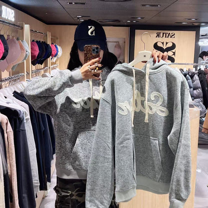 韓國 Satur Lugo Heather Terry Hooded T-Shirt【SR220】