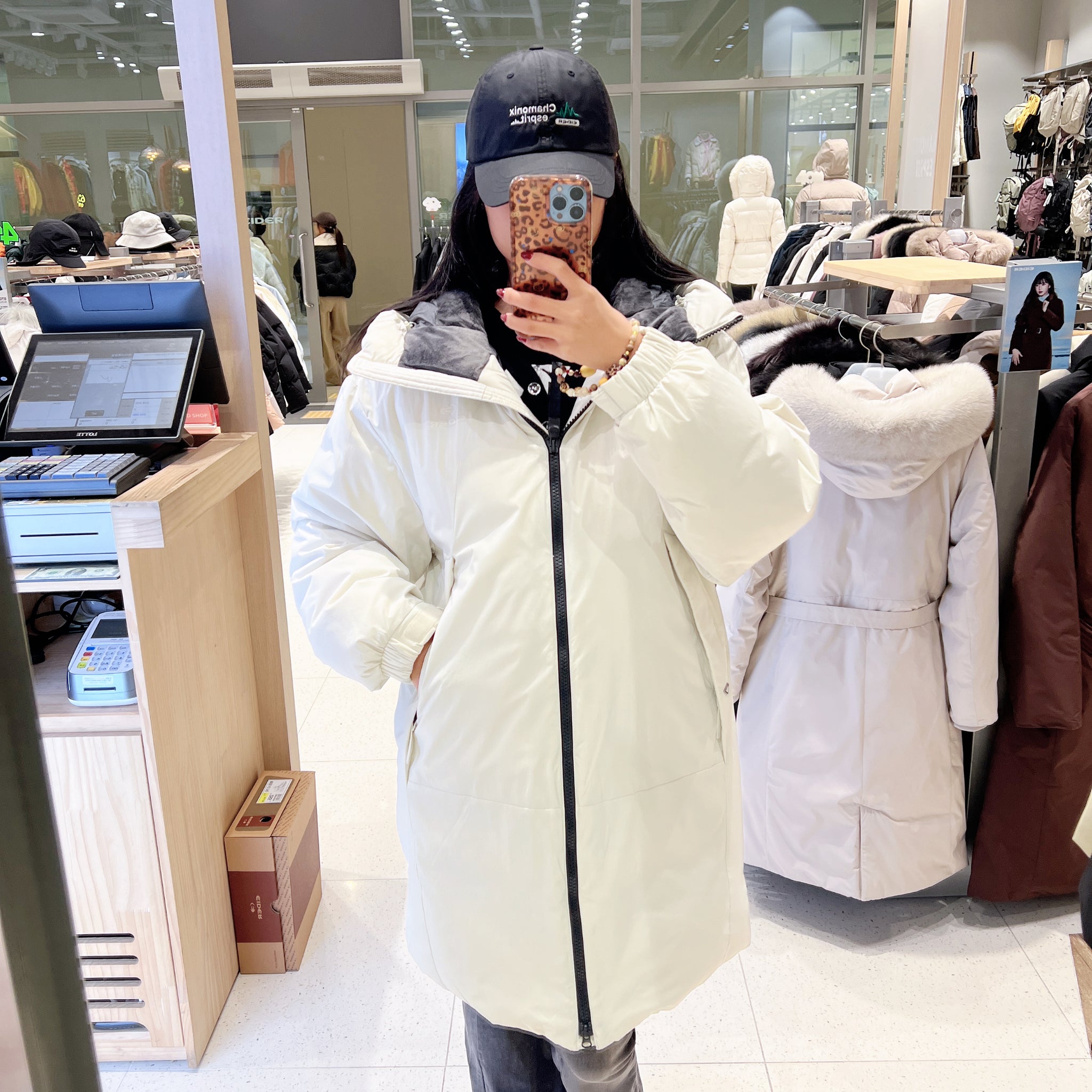 韓國 Eider Windstopper Long Men's Goose Down Jacket (鵝絨)【ER064】