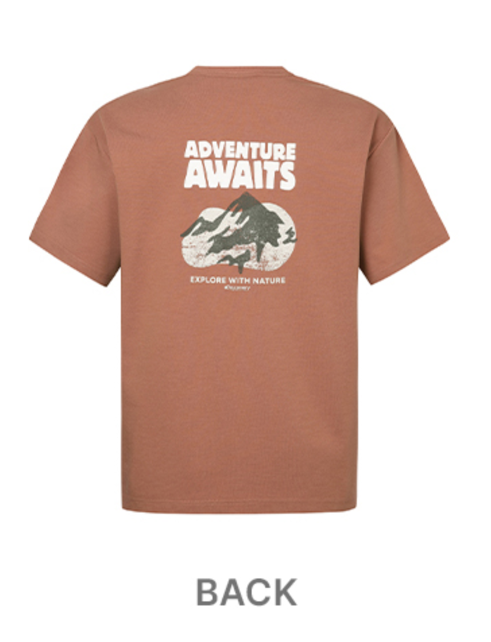 韓國 Discovery Fresh Washing Mountain Illustration Graphic Short Sleeve T-shirt凉爽防晒面料【DY034】