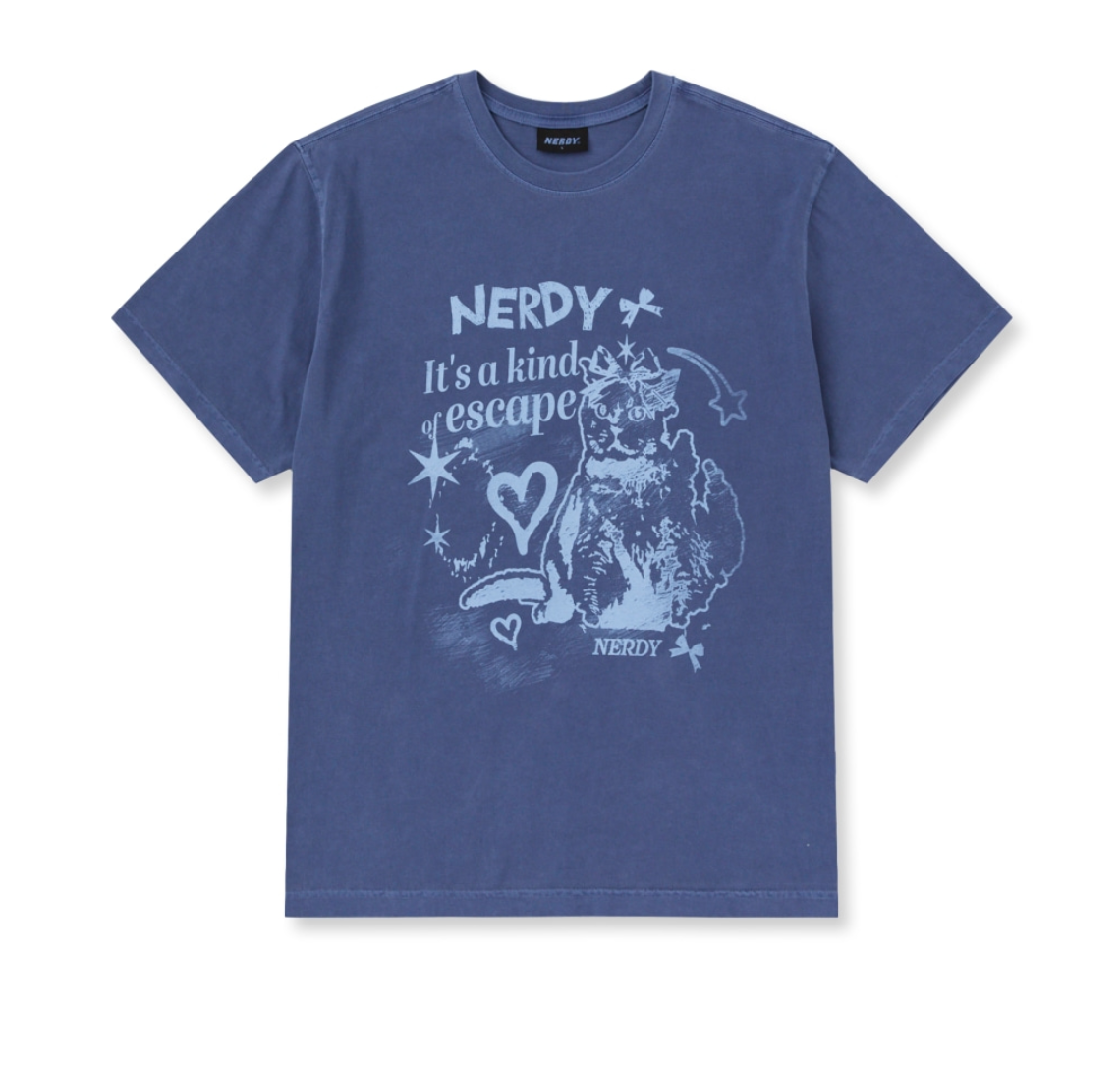韓國 Nerdy Tomboy Nero Pigment S/S T-Shirt【NY020】