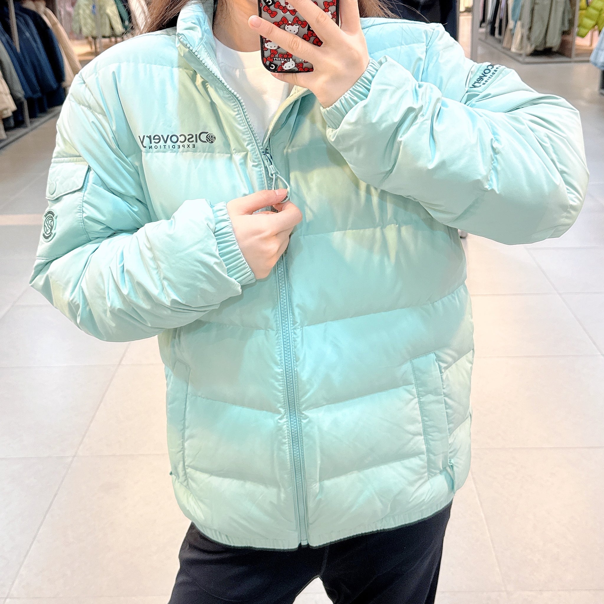 韓國 Discovery Byrn Tube Goose Down Men's Lightweight Padding (鵝絨)【DY188】