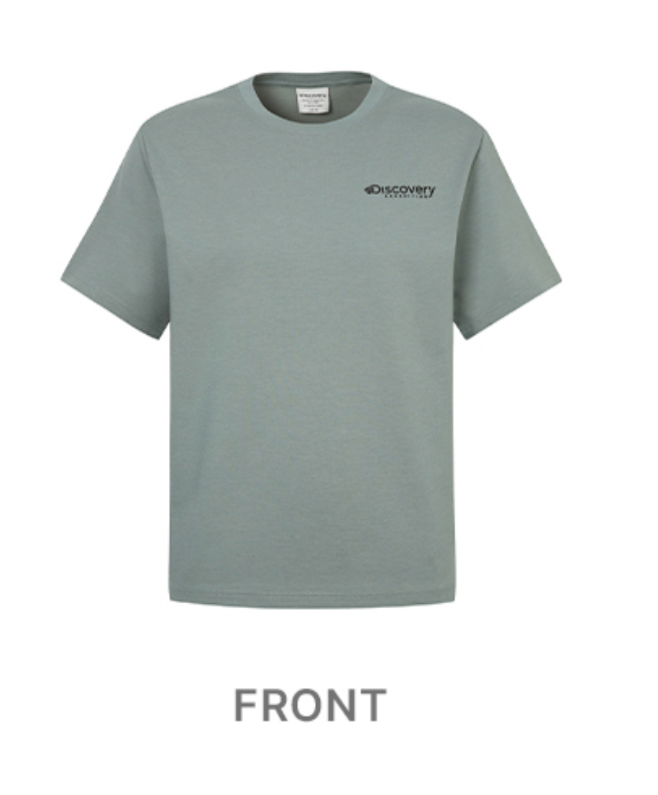 韓國 Discovery Freshvent Washing Box Logo Short-Sleeve T-Shirt【DY037】