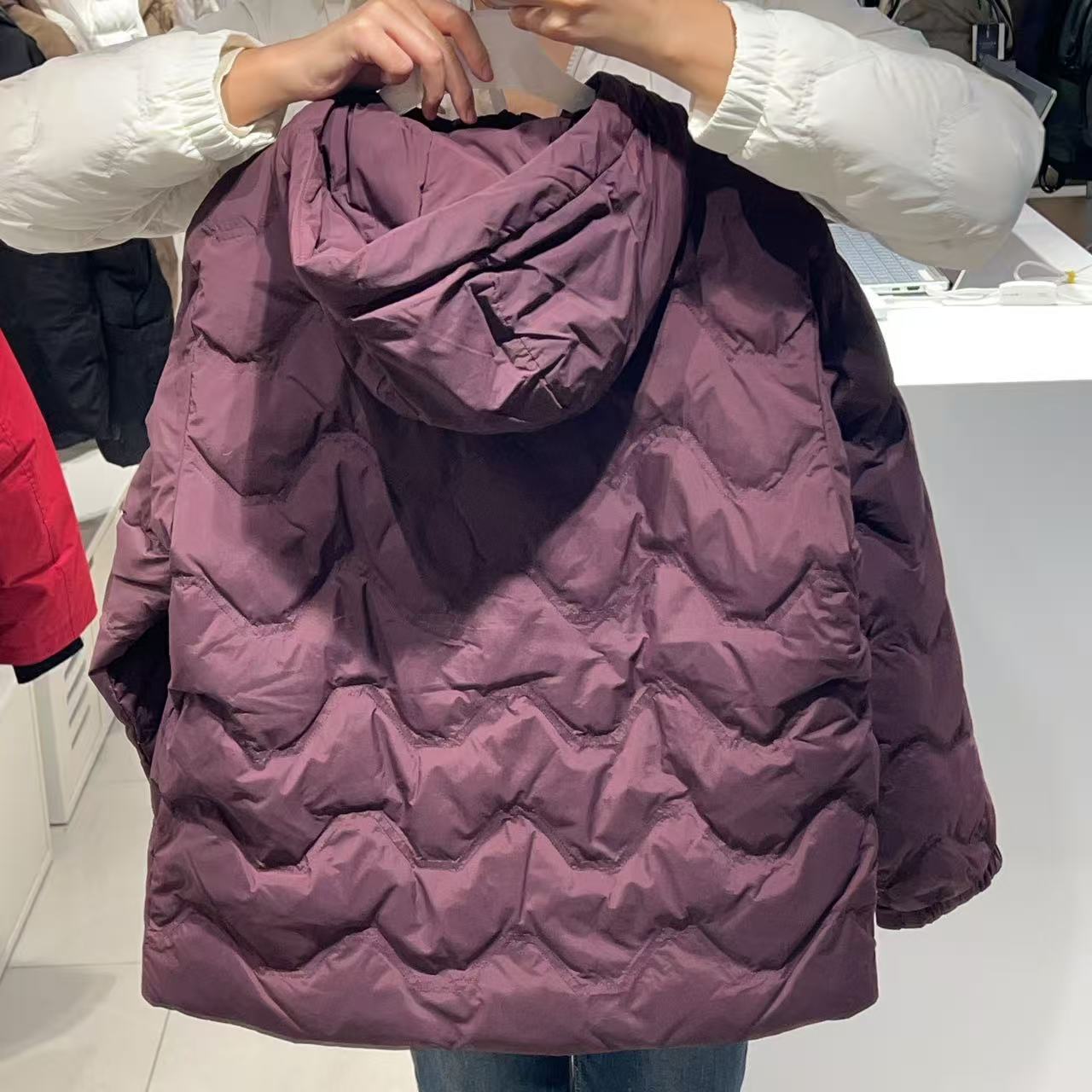 韓國 Eider Women's Slim Hoodie Blend Down Jacket (鵝絨)【ER086】