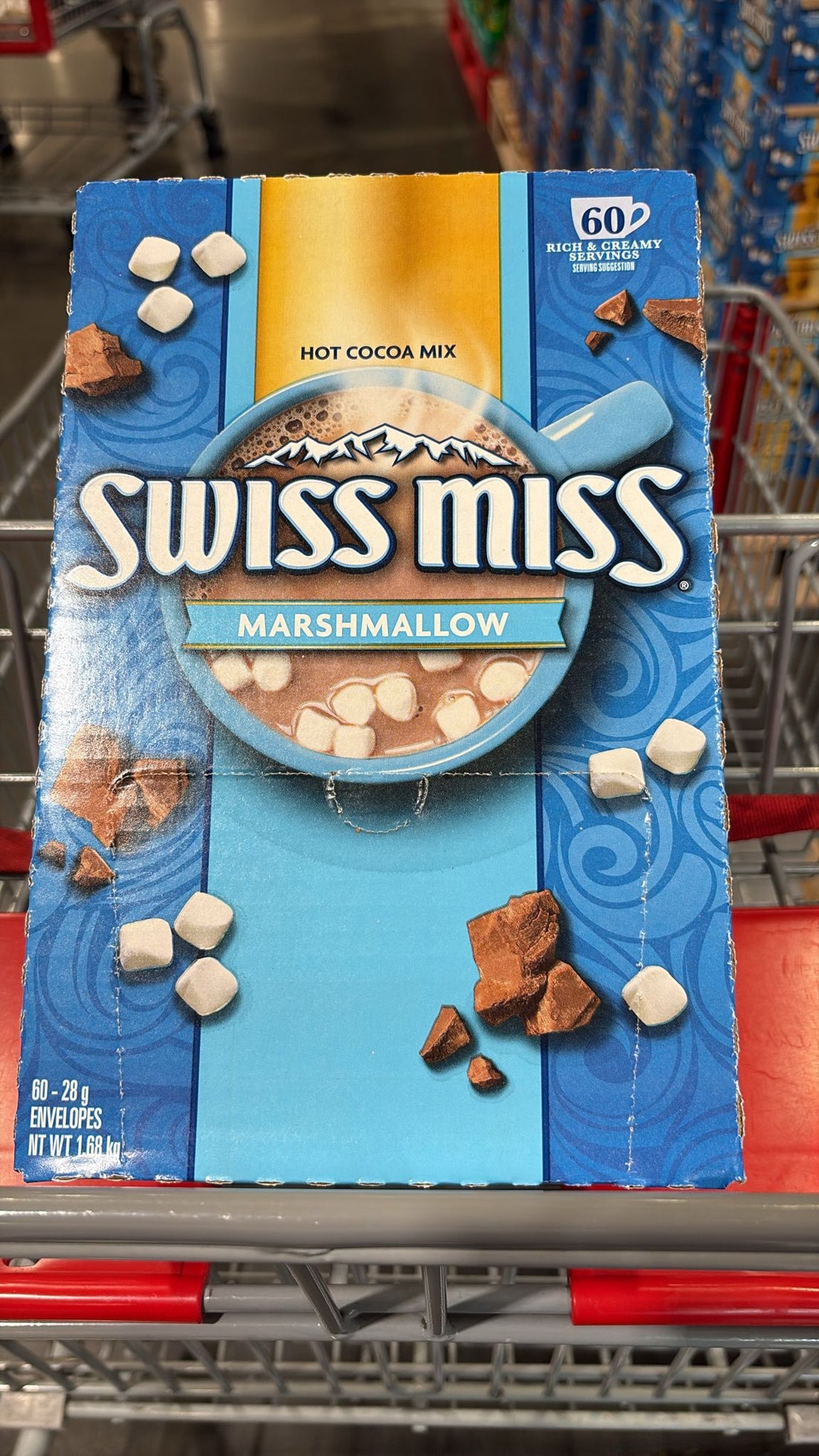 日本Costco C591632 Swiss Miss 牛奶朱古力（含棉花糖）60袋x 28g【CJ230】