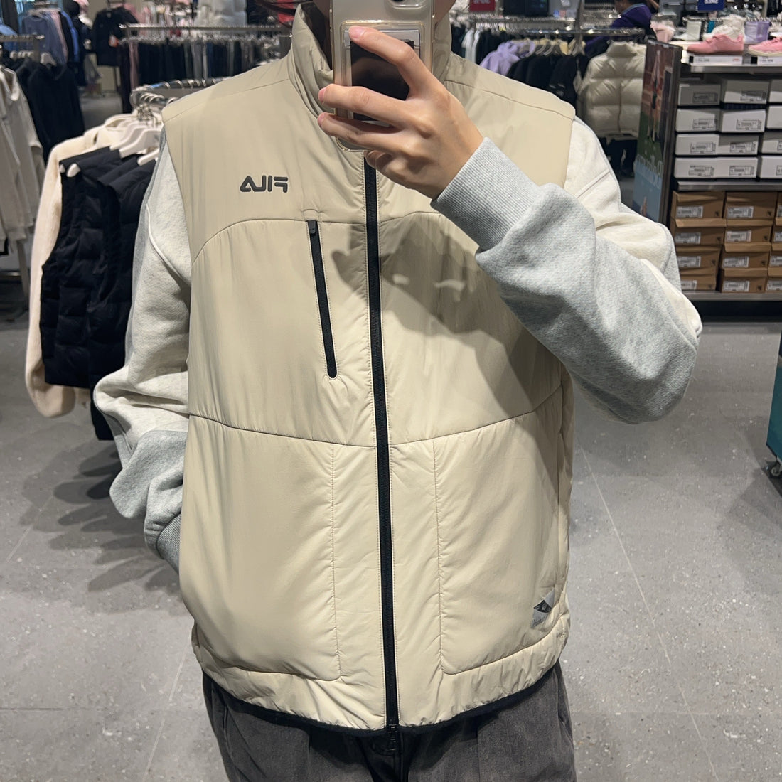 韓國 FILA Running Lightweight Padded Vest【FA014】