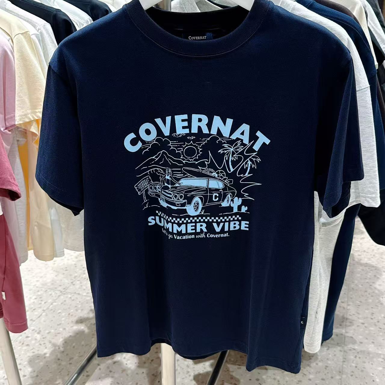 韓國 Covernat Volume Car Graphic T-Shirt【CO059】