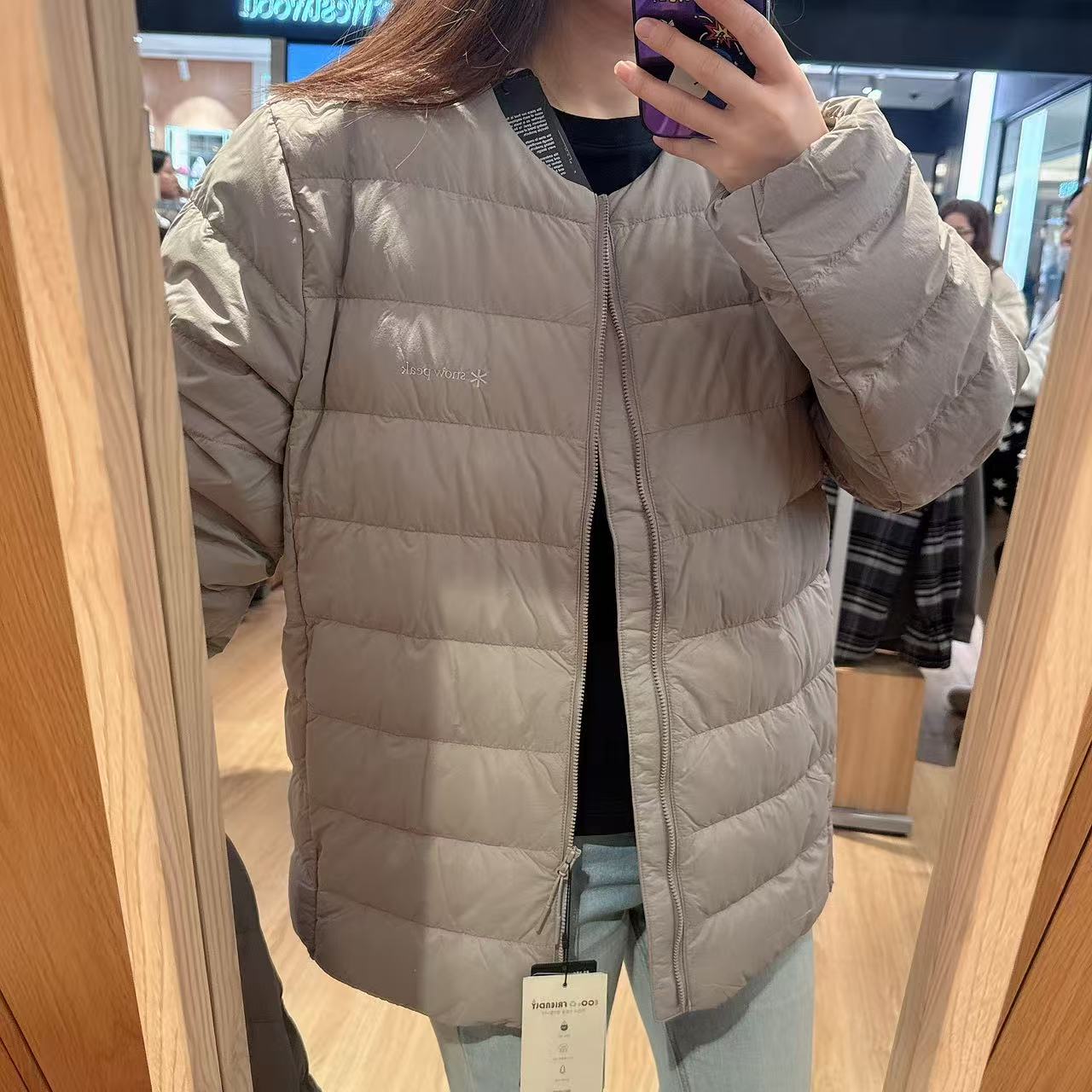 韓國 Snowpeak Airy Round Neck Lightweight Down (鴨絨)【SN078】