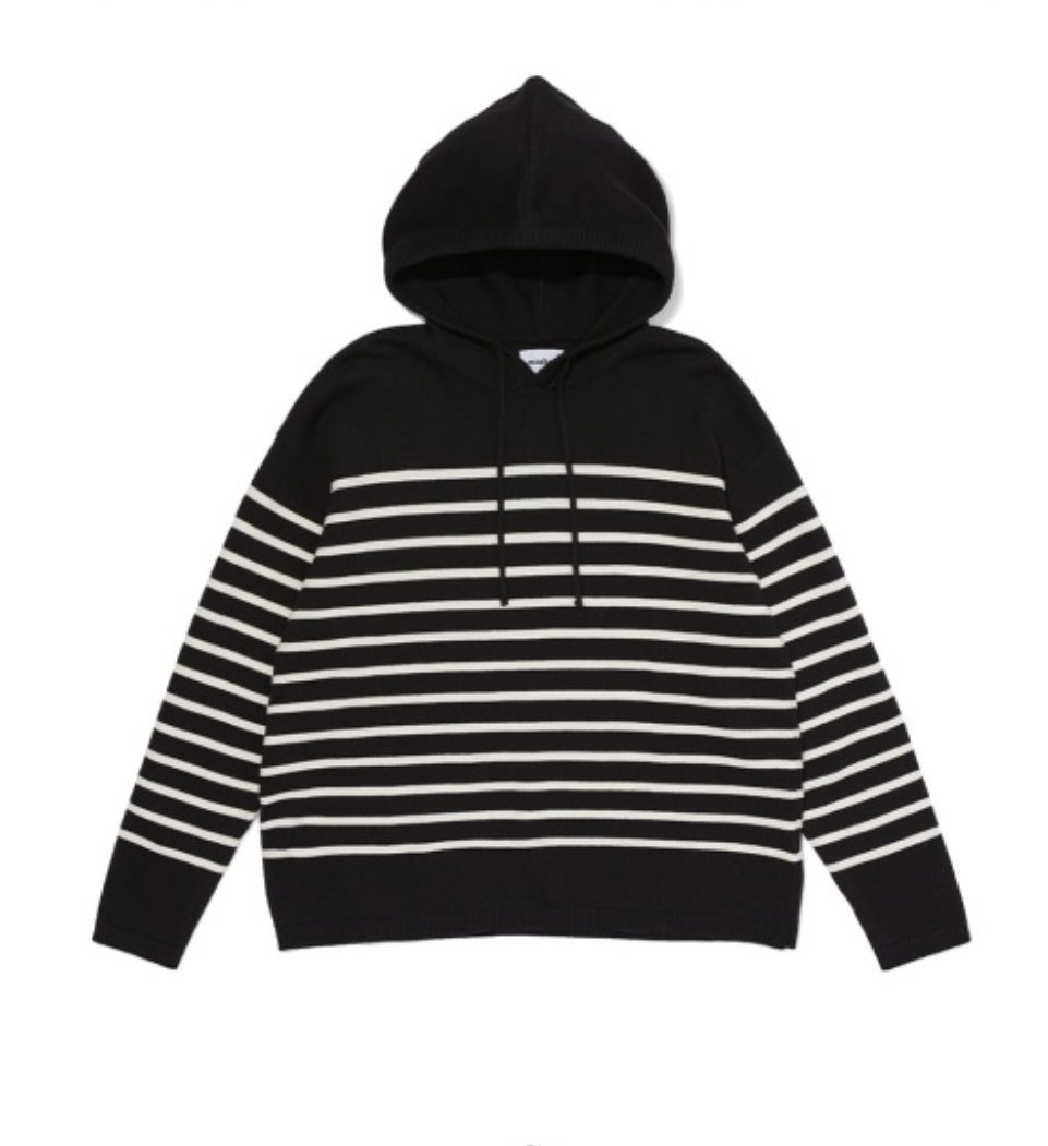韓國 Markm Striped Pullover Hoodie【MA222】