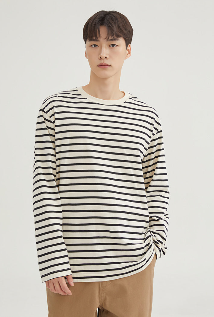 韓國 SPAO Loose Fit Long Sleeve T-Shirt【SP320】