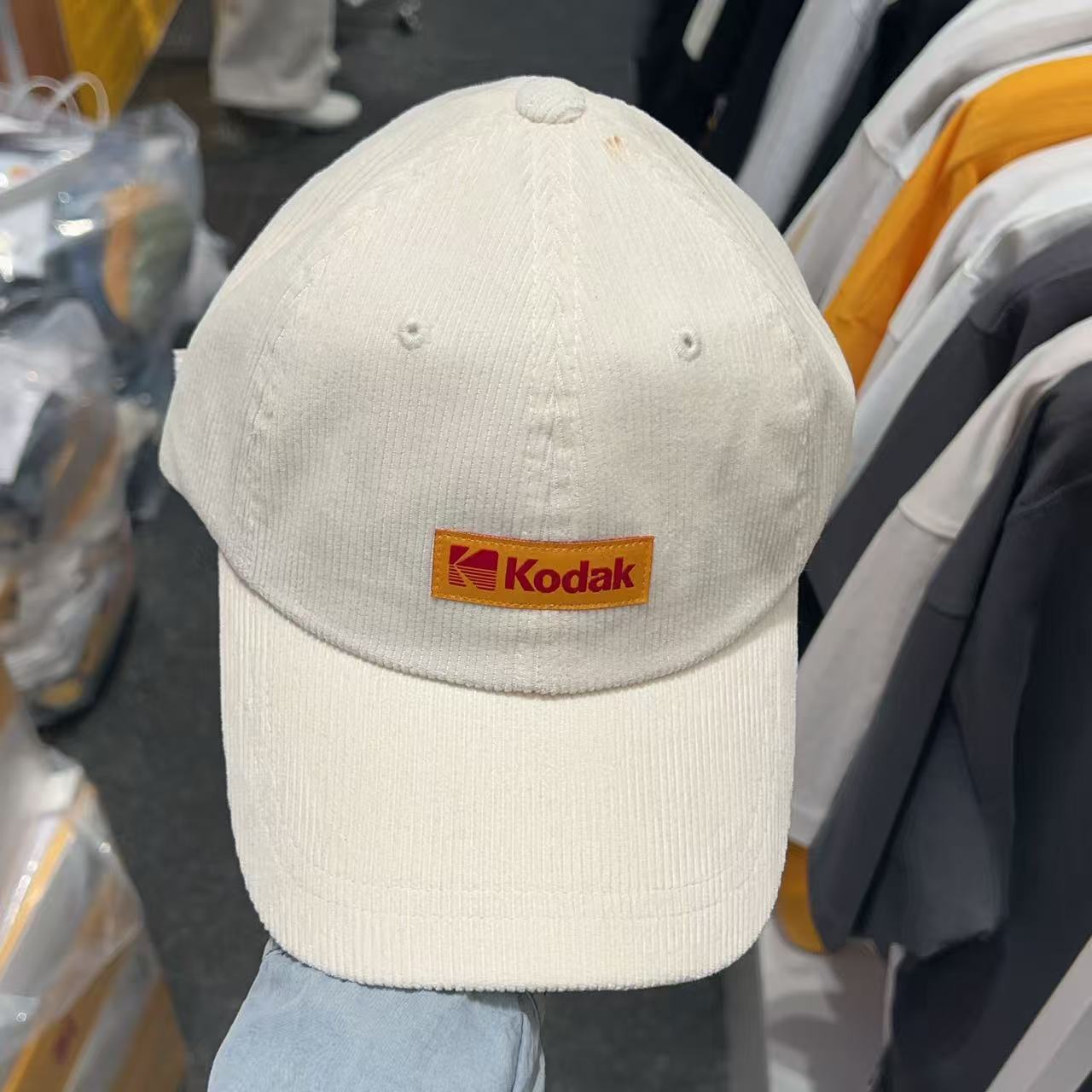 韓國 Kodak Signature Fit Corduroy Ball Cap【KK031】