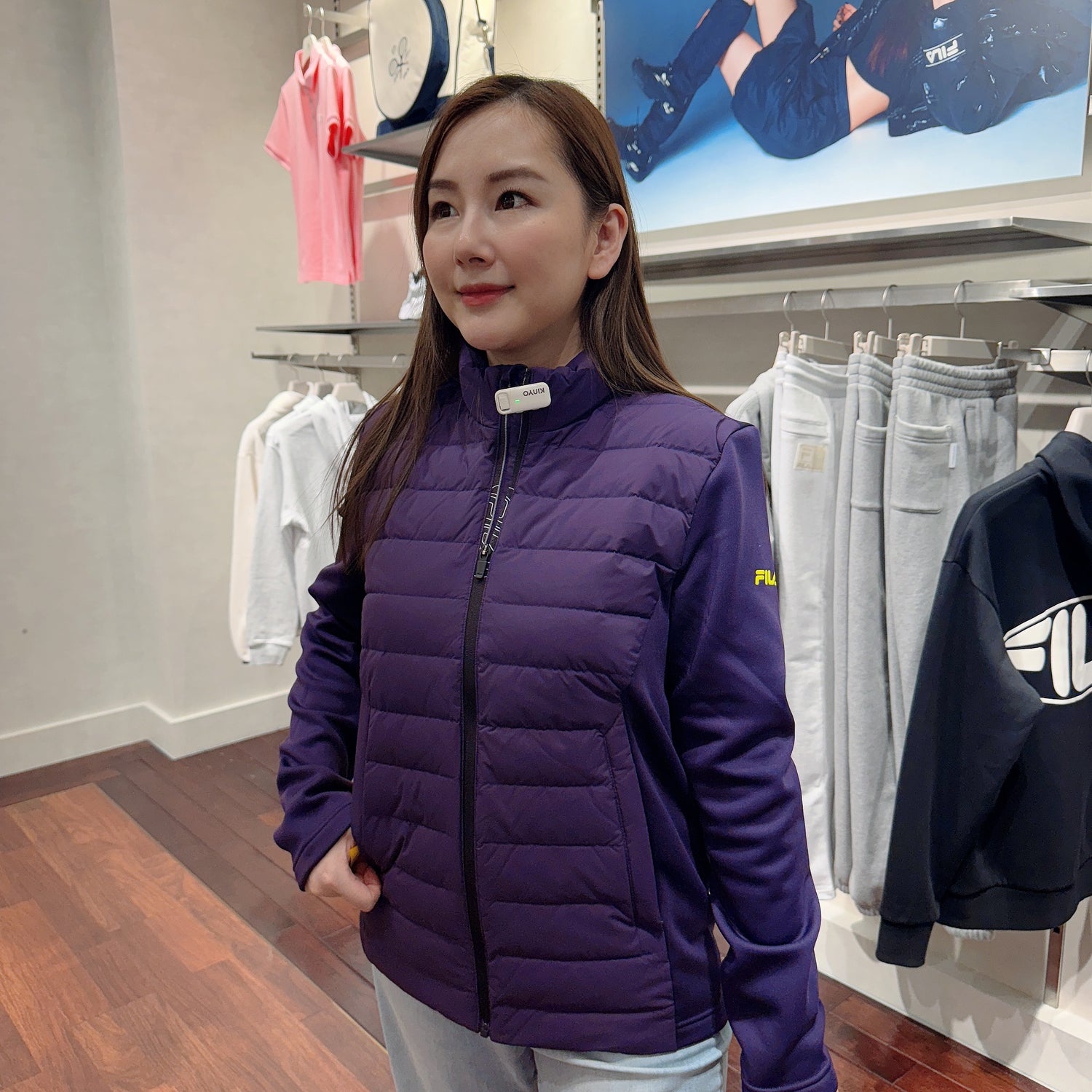 韓國 FILA Hybrid Down Lightweight Padding Jacket【FA225】