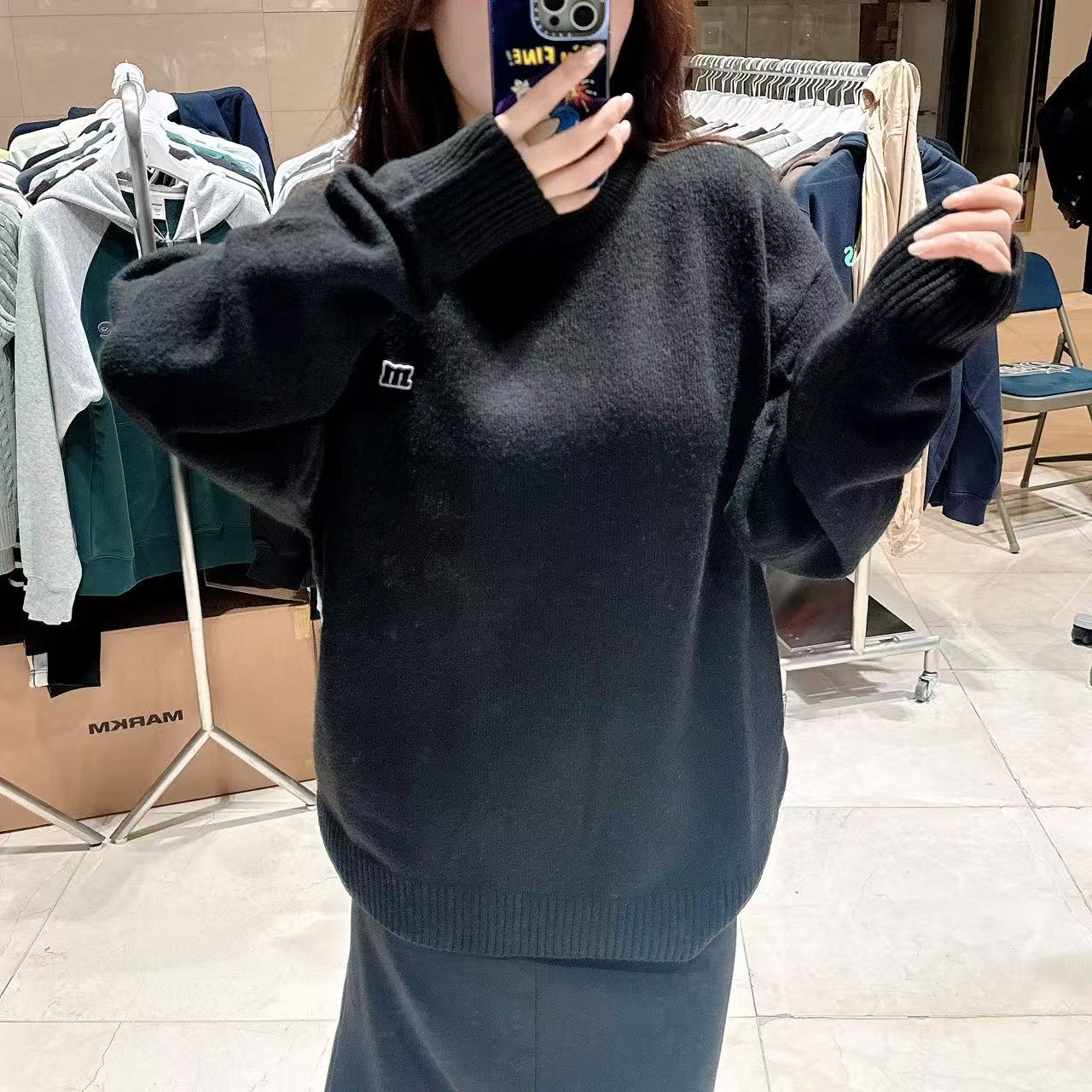 韓國 Markm Basic crew neck knitwear【MA335】