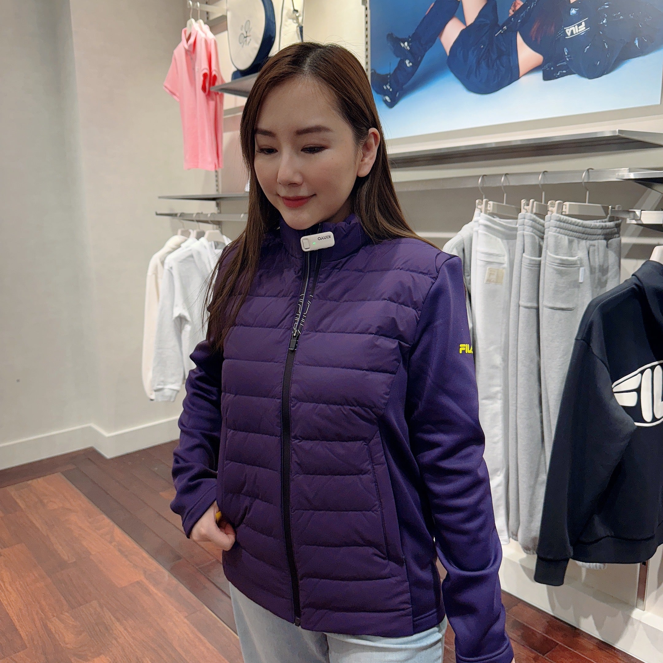 韓國 FILA Hybrid Down Lightweight Padding Jacket【FA225】