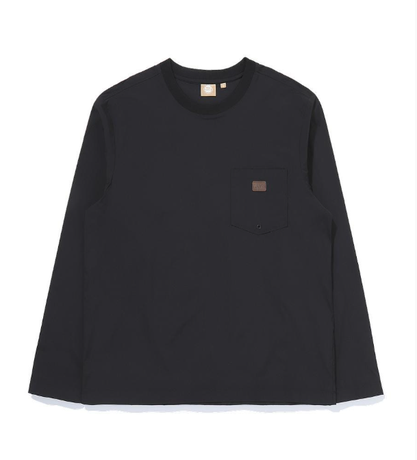 韓國 BBC Simple Woven Pocket Long Sleeve【BC083】