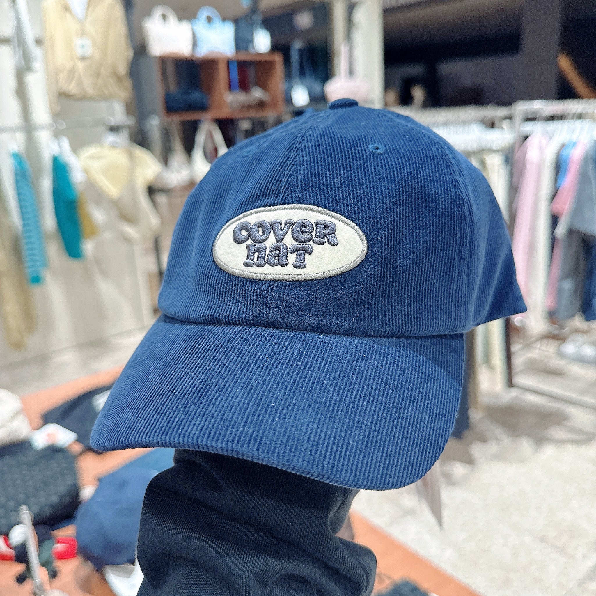 韓國 Covernat Cloverheart Corduroy Wappen Ball Cap【CO080】