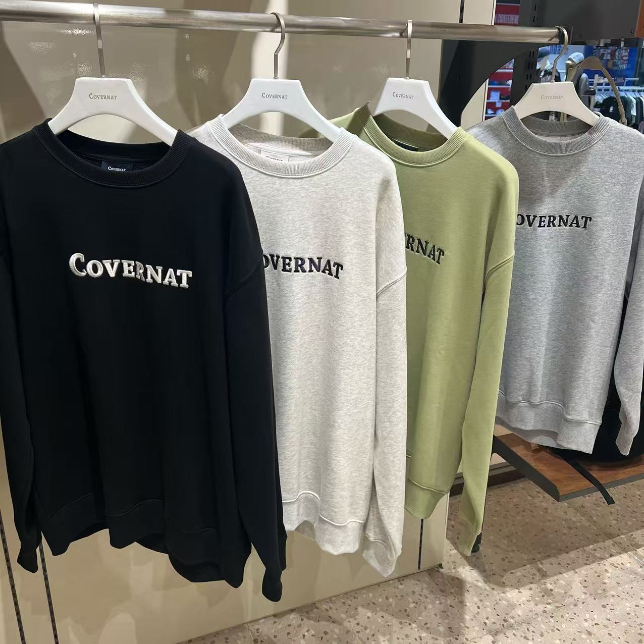 韓國 Covernat Center Logo Long Sleeves【CO043】