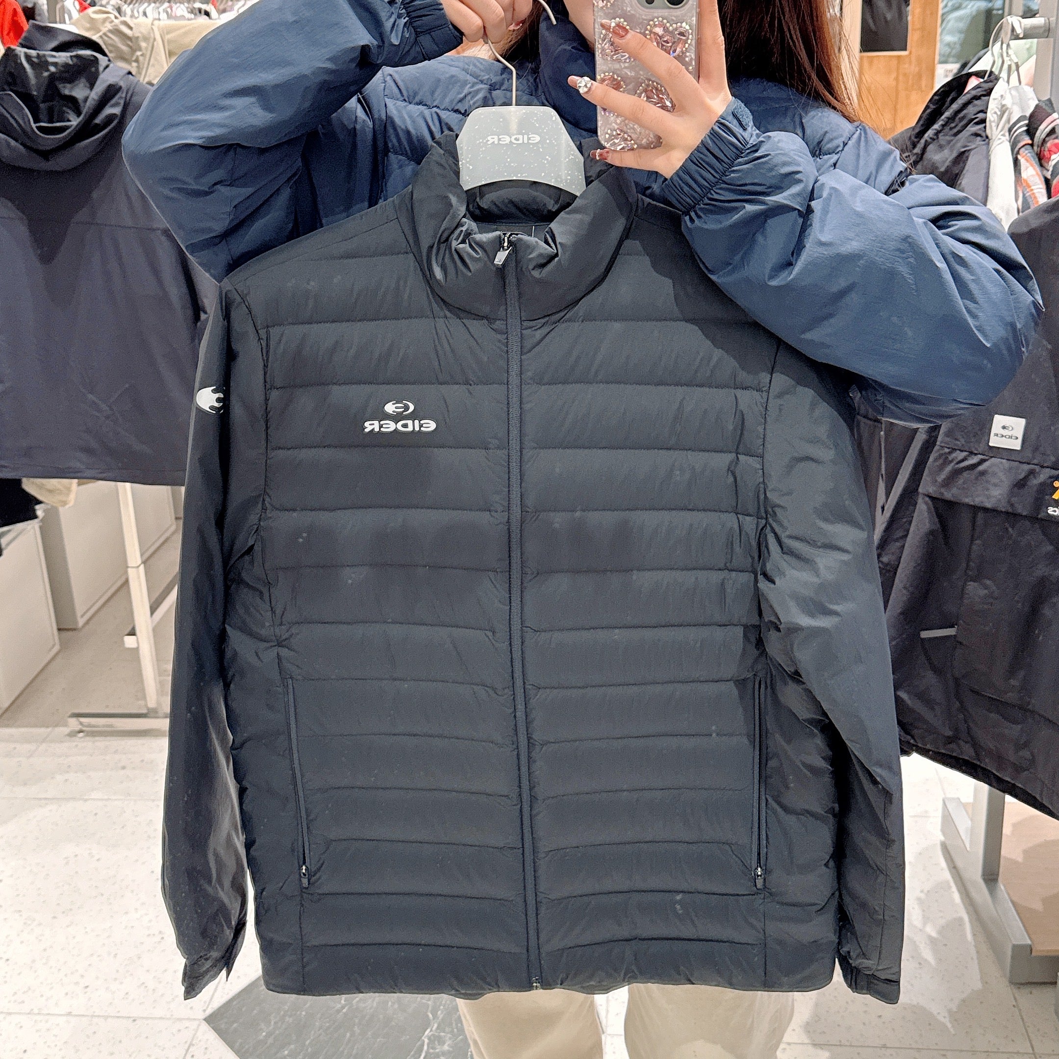 韓國 Eider POP ON Quilting Slim Down Jacket 【ER167】