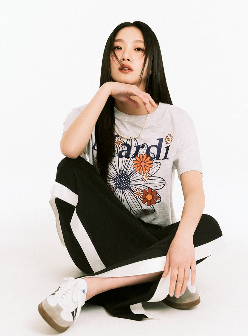 韓國 Mardi Mercredi TSHIRT FLOWERMARDI BLOSSOM【MM045】