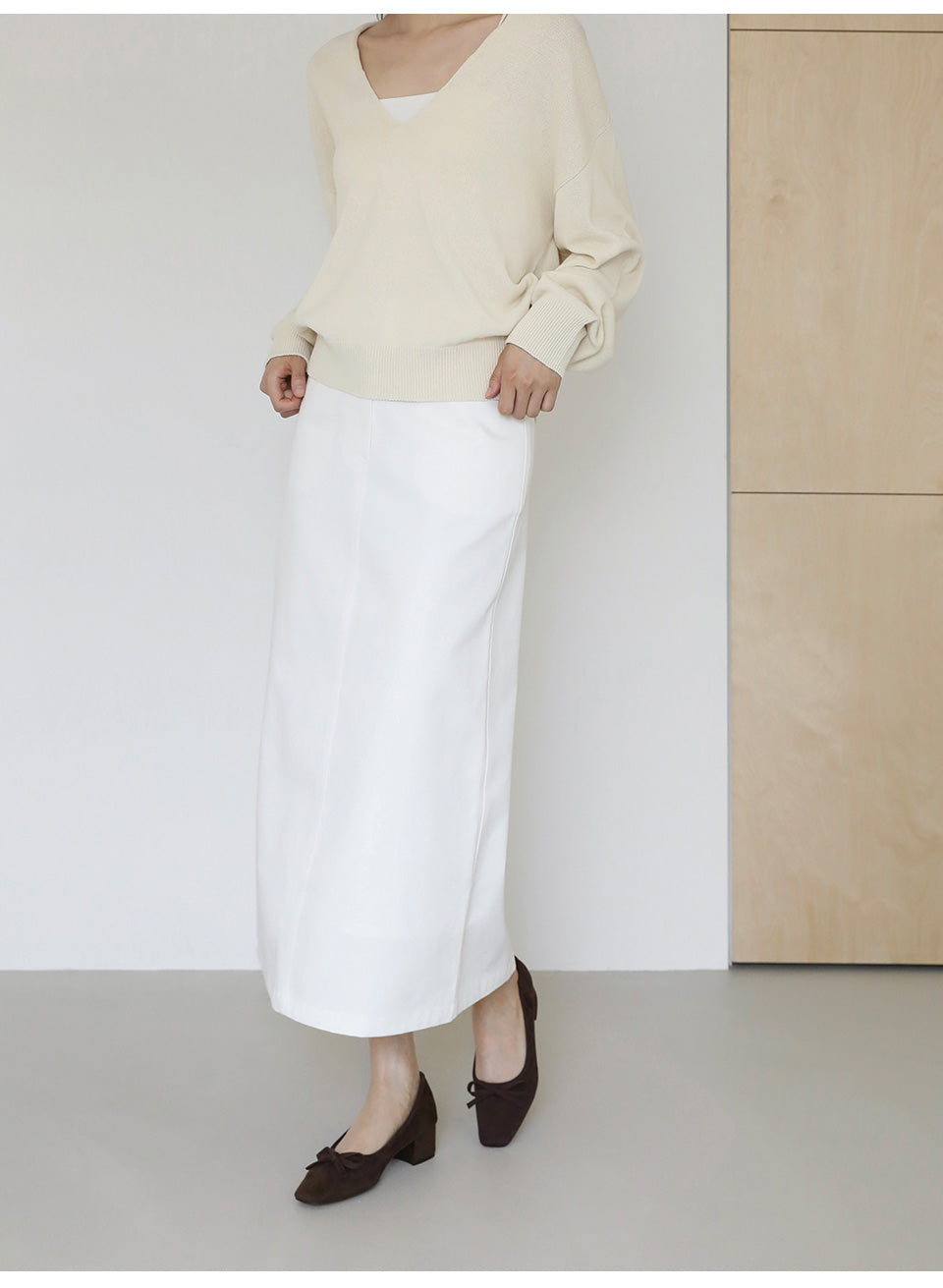 韓國 Sappun Owena Square Ribbon Pumps Heel (4cm)【AU023】