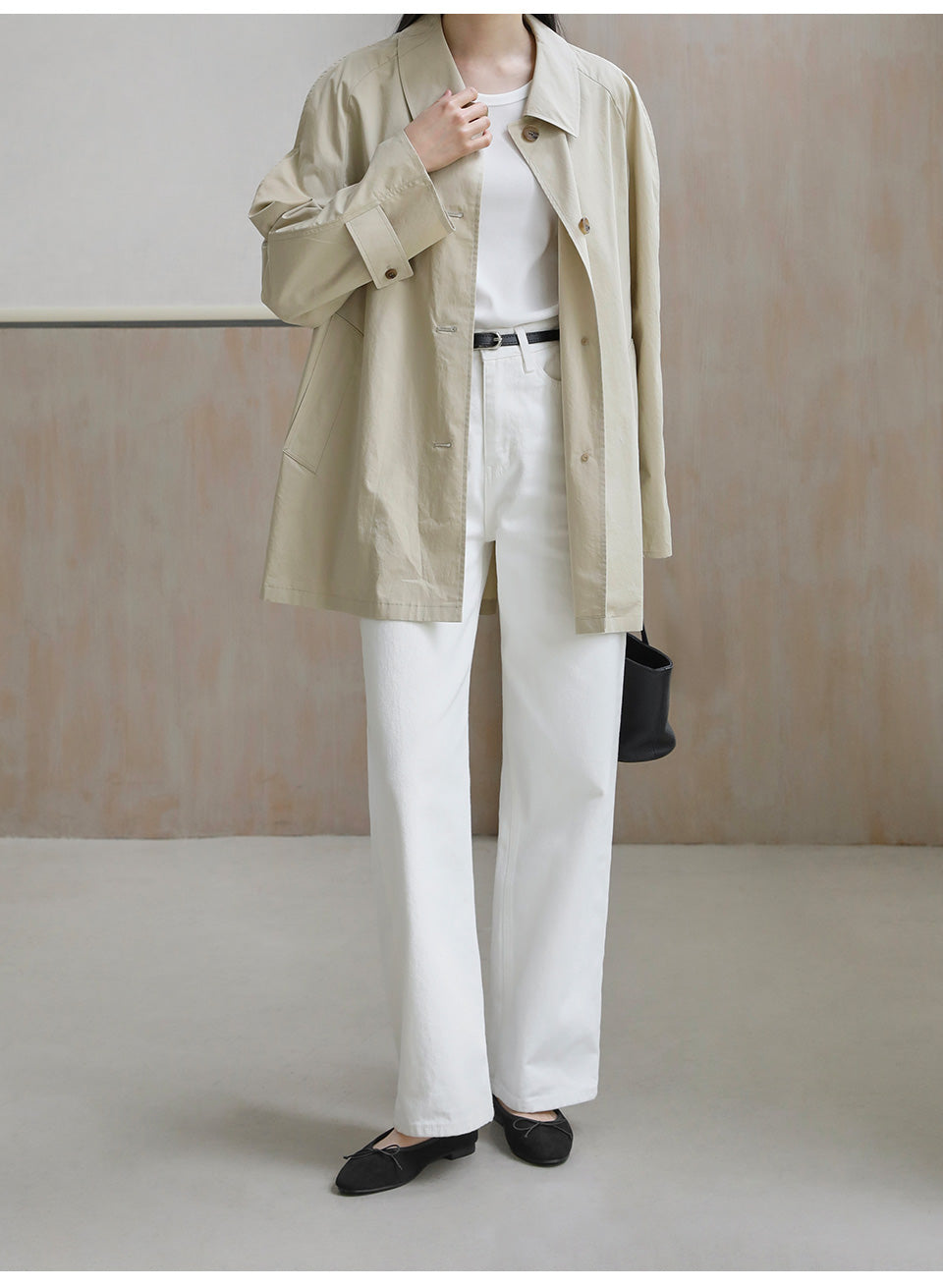 韓國 Sappun Ansley Ribbon Flats (1cm)【AU031】