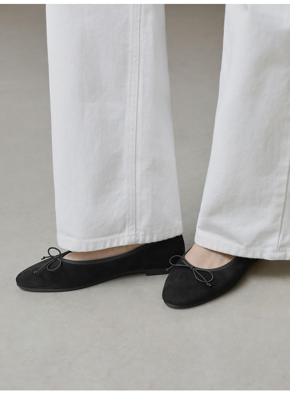 韓國 Sappun Ansley Ribbon Flats (1cm)【AU031】