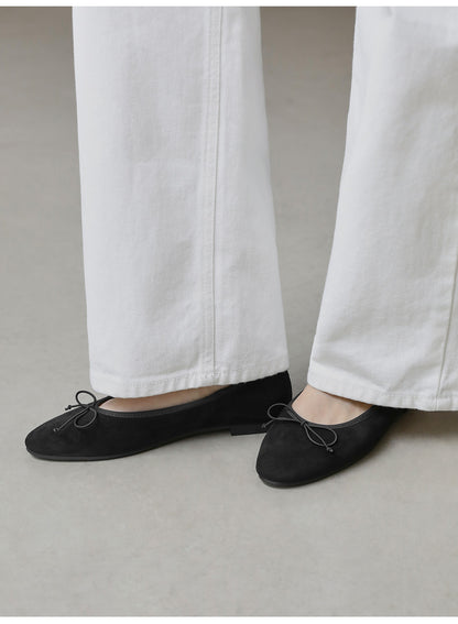 韓國 Sappun Ansley Ribbon Flats (1cm)【AU031】