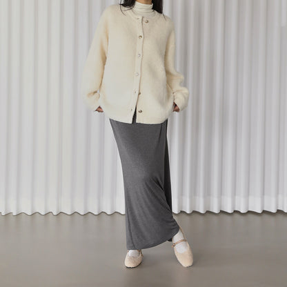 韓國 Sappun Dione Fur-lined Mary Jane Flats (1cm)【AU042】