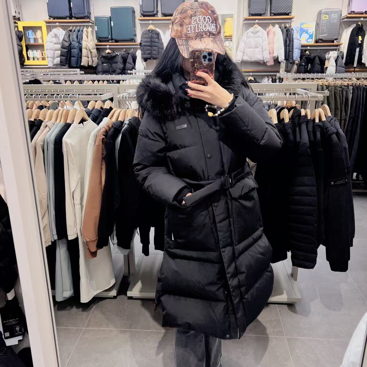 韓國 National Geographic Women's Atlas Windstopper Long-Length Goose Down Jumper (鵝絨)【NG221】