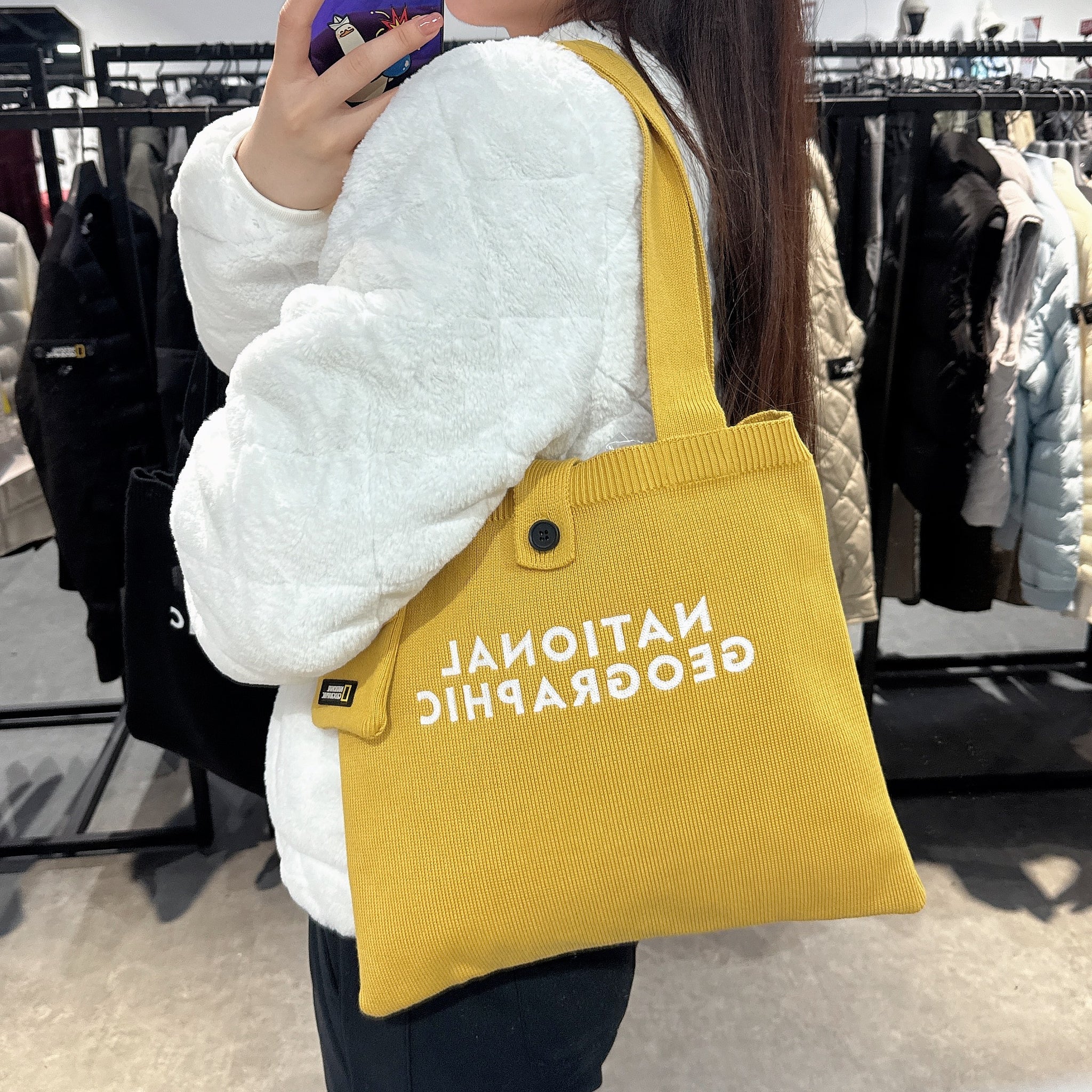 韓國 National Geographic Knit Bag【NG129】