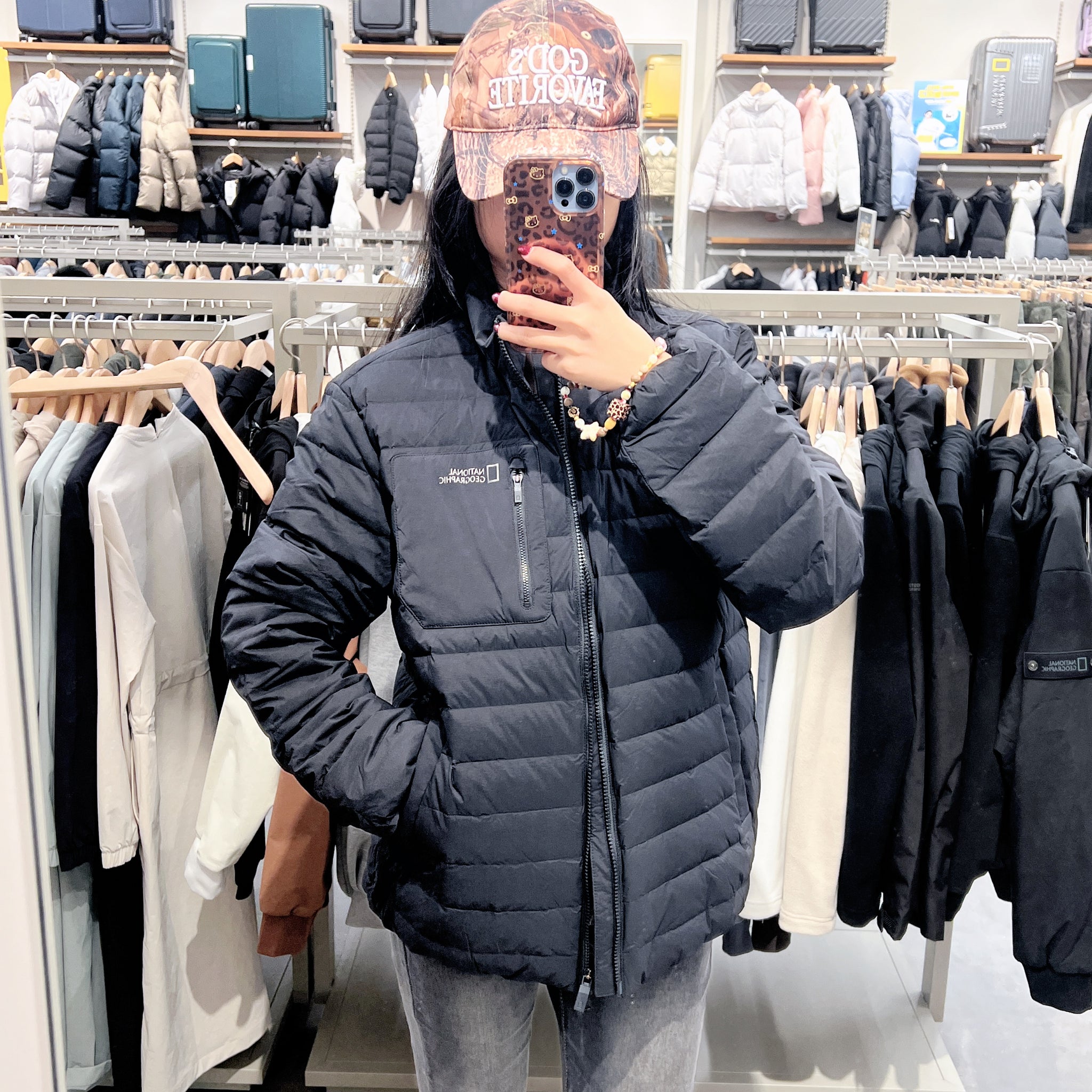 韓國 National Geographic Arctic High Neck Tube Goose Down Jumper (鵝絨)【NG202】