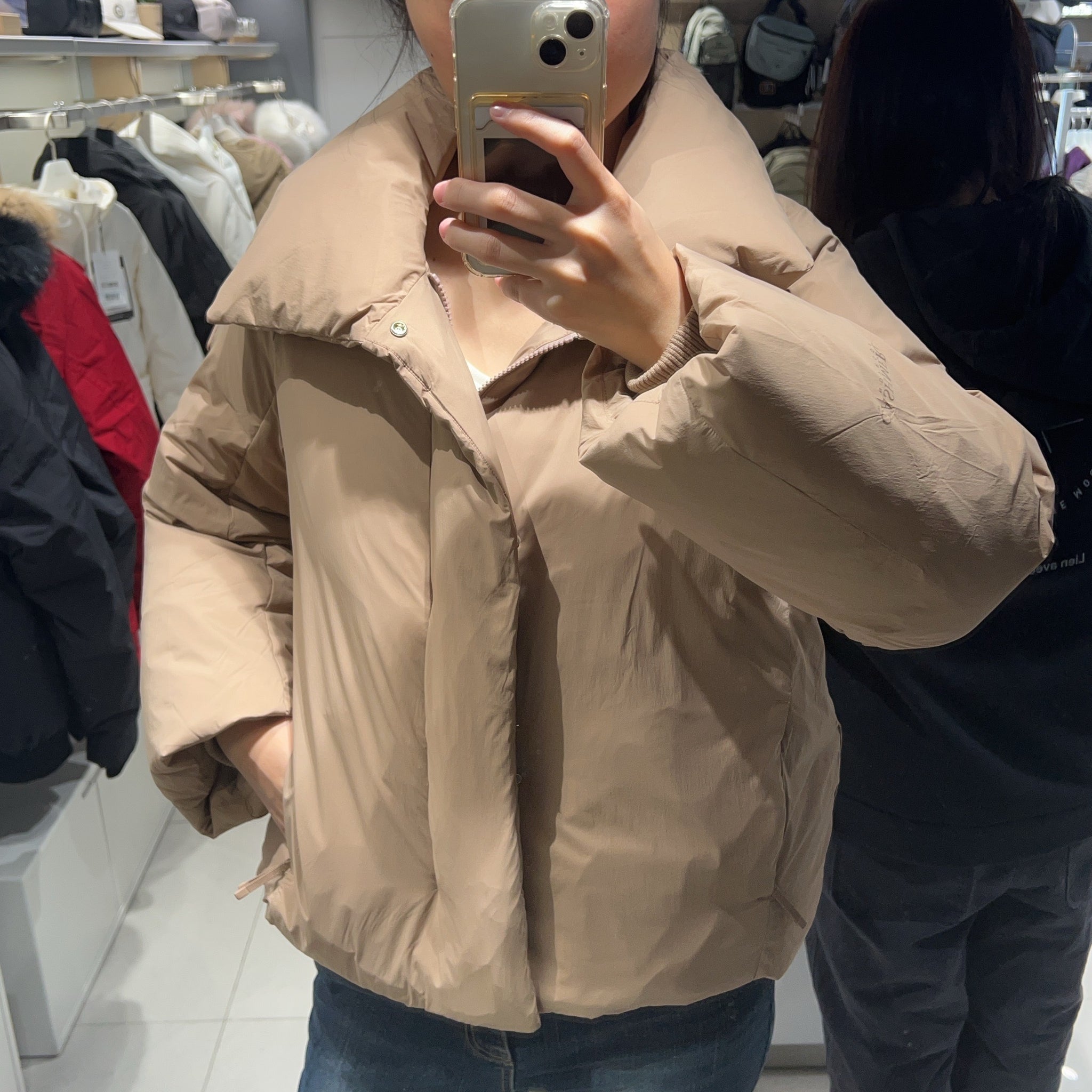 韓國 Eider Women's Cashmere Short Coat Down Jacket【ER113】
