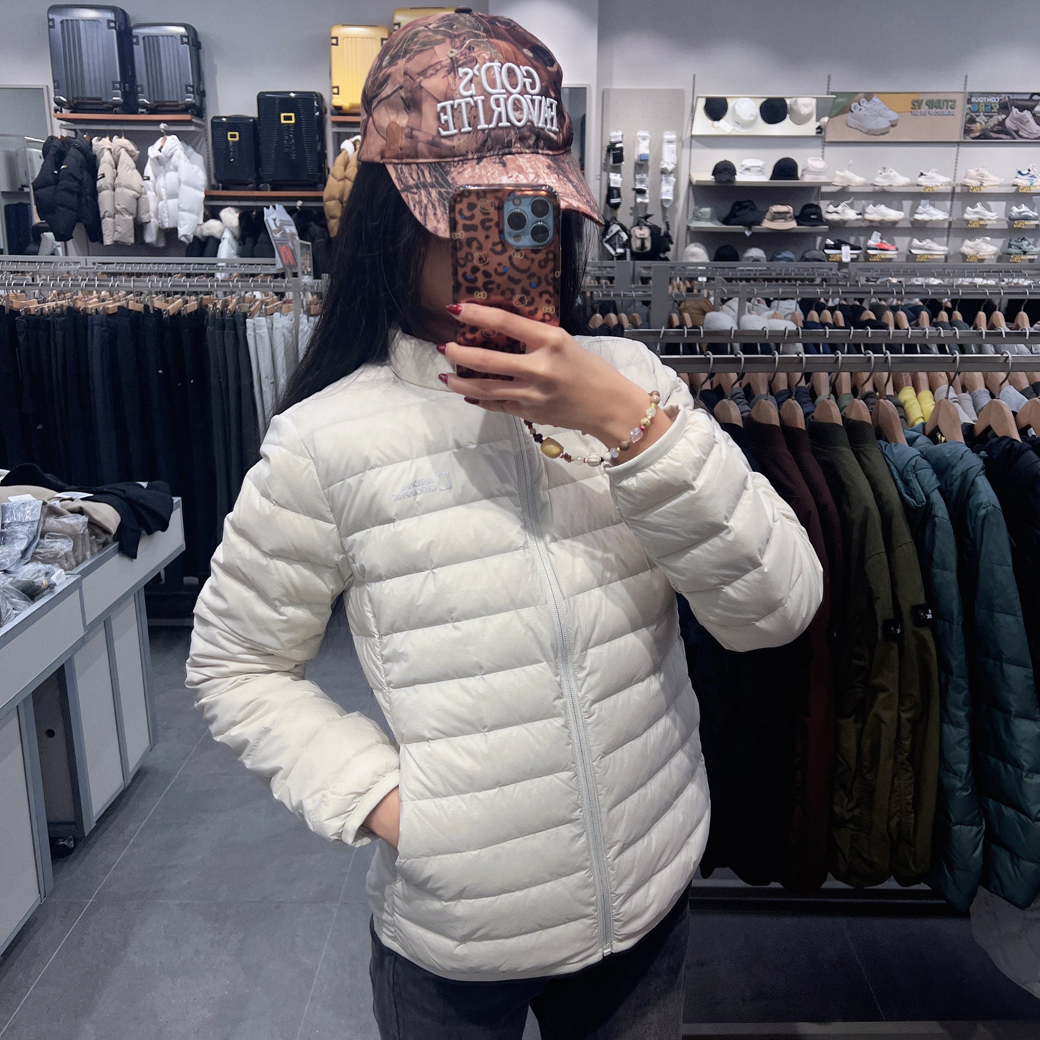 韓國 National Geographic Women's Arctic High Neck Tube Goose Down Jumper (鵝絨)【NG183】